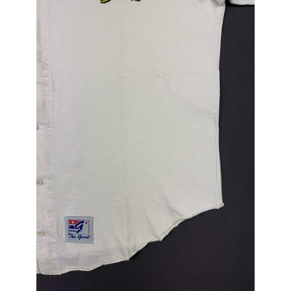 Vintage 90's The Game NCAA Notre Dame Fighting Irish Baseball Jersey Style Large - Picture 8 of 16